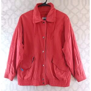 Vintage Be in the Current Seen Jacket Womens‎ Large Red Long Sleeve